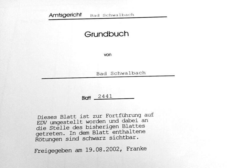 Grundbuch lesen und verstehen